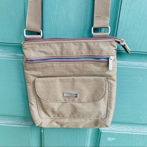 Brown crossbody bagallini purse